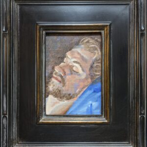 Dreamer - Framed Oil on Canvas mounted on Panel