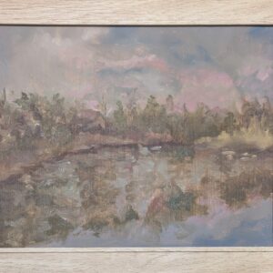 Lansing Plein Air - Framed Oil on Canvas Board